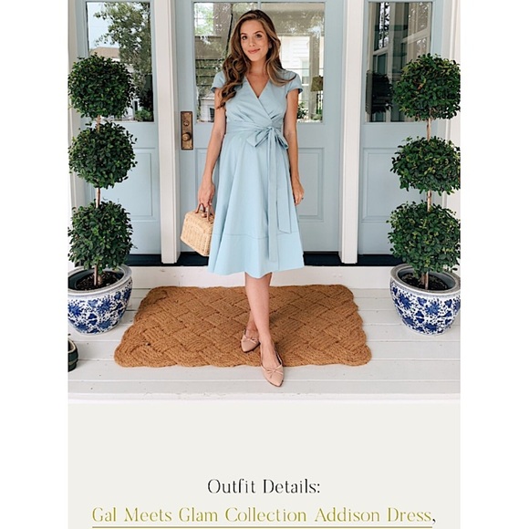 Gal Meets Glam Midi Fit & Flare Wrap Dress - Picture 12 of 14